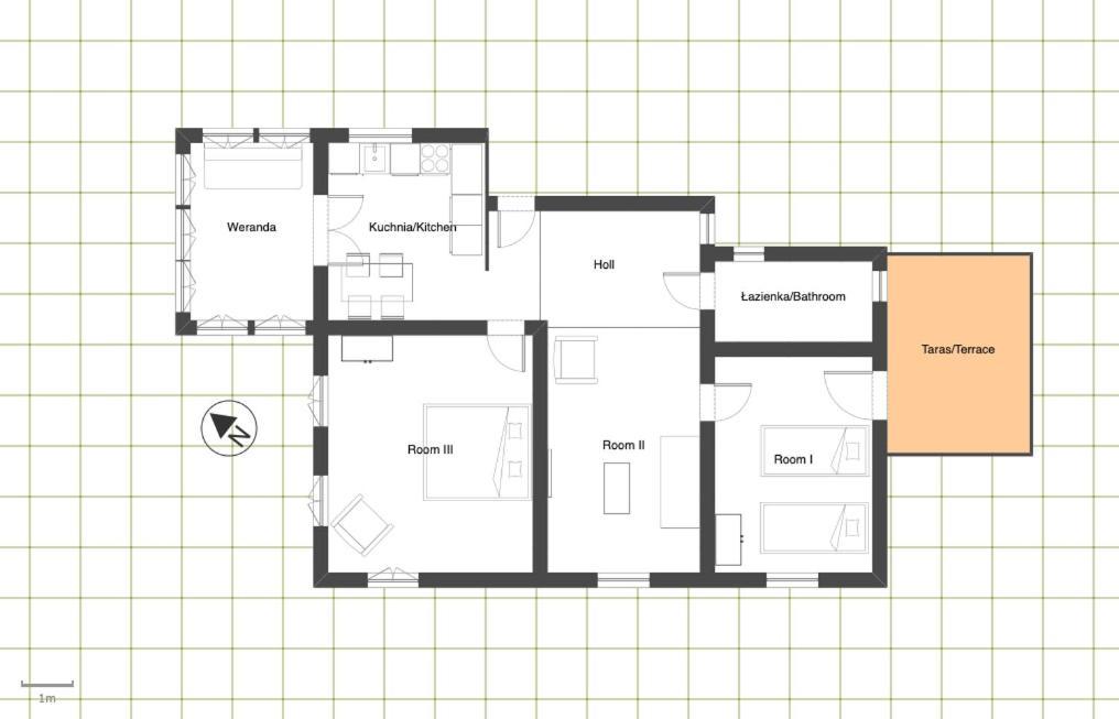 Berni'S Home Apartament Z Tarasem سوبوت المظهر الخارجي الصورة